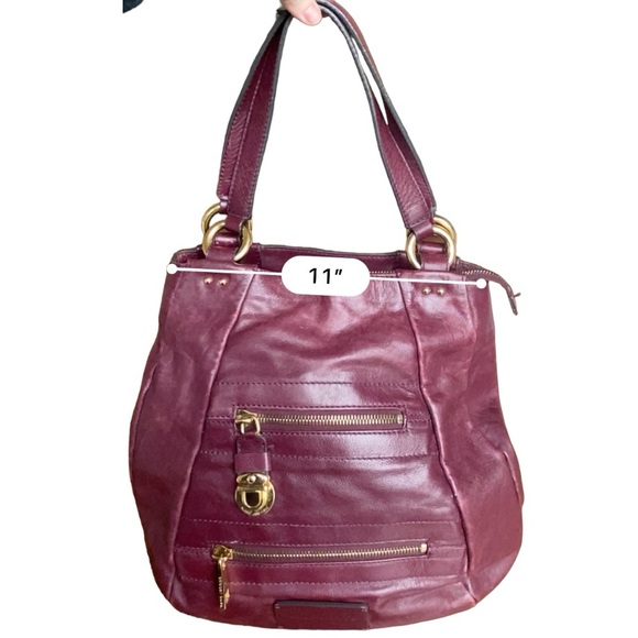 Marc Jacobs Preppy Burgundy Leather Hobo Bag - Picture 9 of 9